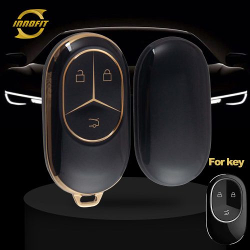 NOC1T1-Black-Gold Plating- Car Key Cover For NIO