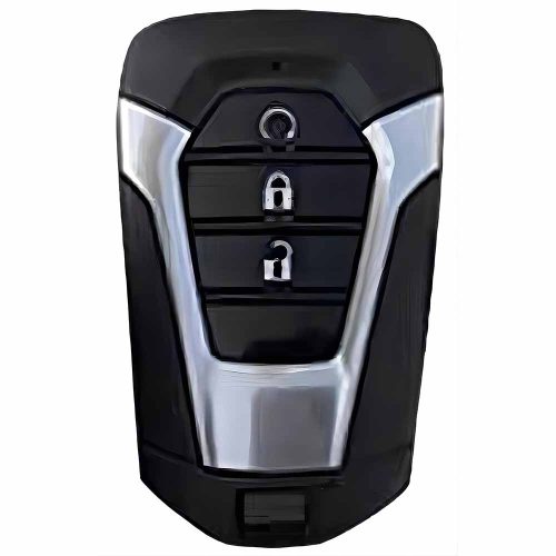 LSB1T1-White-Gold Plating- Car Key Cover For Lsuzu