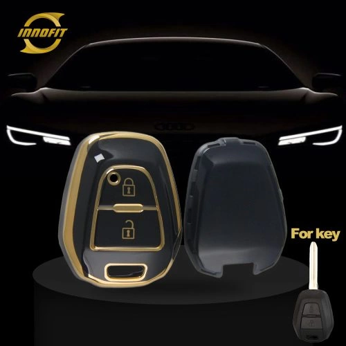 LSD1T1-Black-Gold Plating- Car Key Cover For Lsuzu