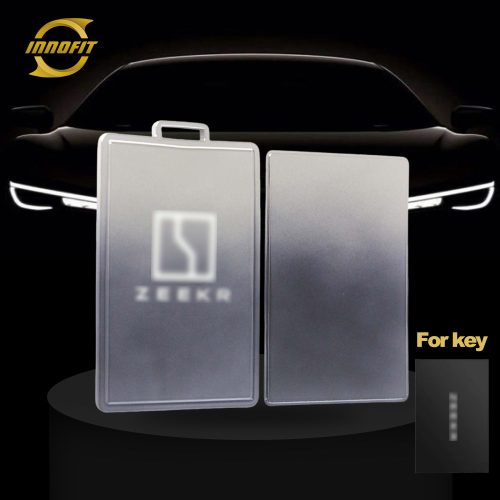 ZEB1T1-Gradiente Gray- Capa para chave de carro para ZEEKR