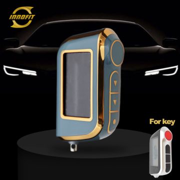 STA1T1-Granny Grey-Gold Plating- Car Key Cover For StarLine