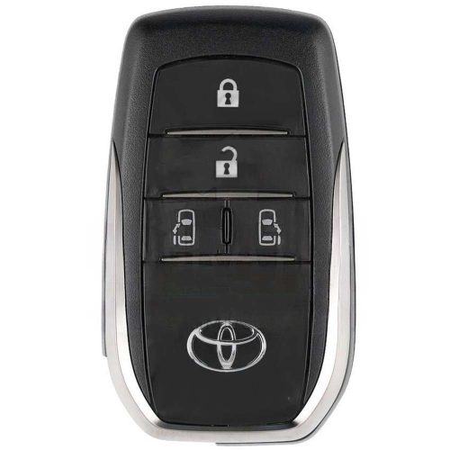 TOC16T1-White-Gold Plating- Car Key Cover For Toyota