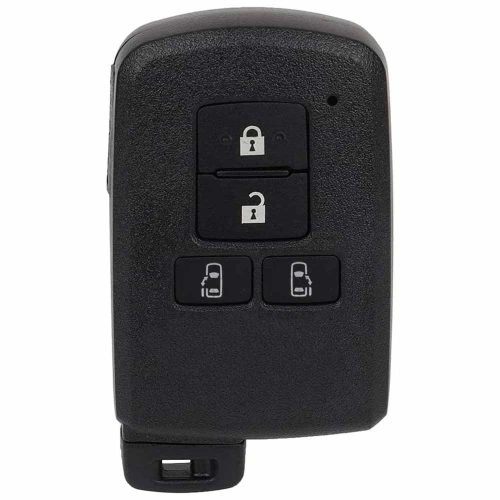 TOD9T1-Black-Gold Plating- Car Key Cover For Toyota