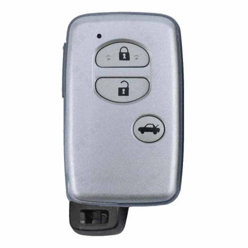 TOG1T1-White-Gold Plating- Car Key Cover For Toyota Crown