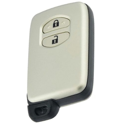 TOG2T1-White-Gold Plating- Car Key Cover For Toyota