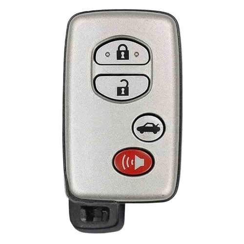 TOG8T1-White-Gold Plating- Car Key Cover For Toyota