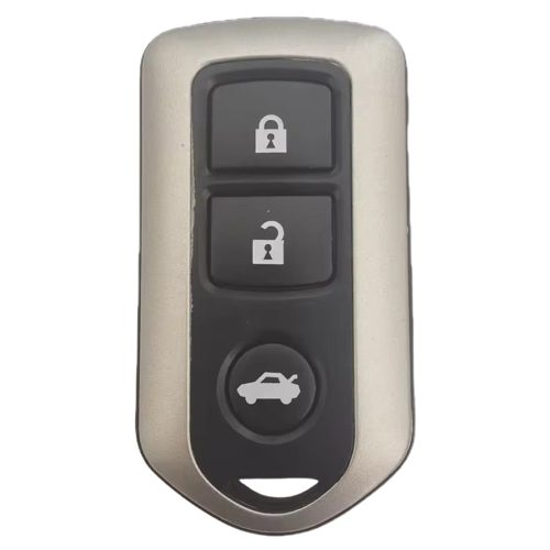 TOH1T1-White-Gold Plating- Car Key Cover For Toyota