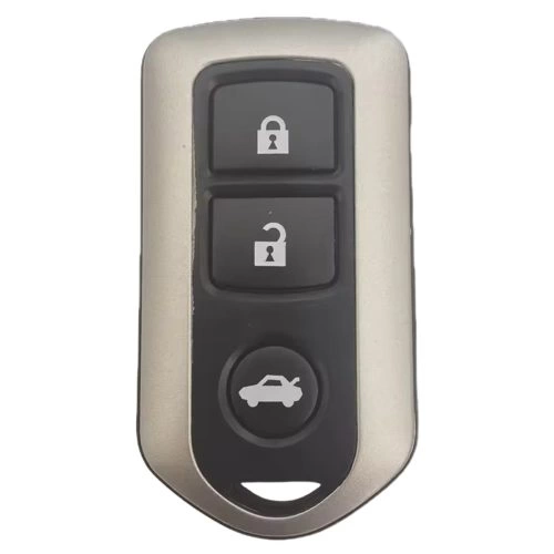 TOH1T1-White-Gold Plating- Car Key Cover For Toyota