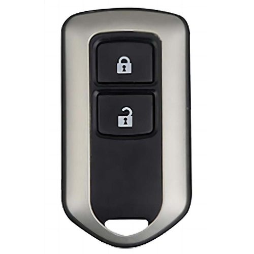 TOH2T1-White-Gold Plating- Car Key Cover For Toyota