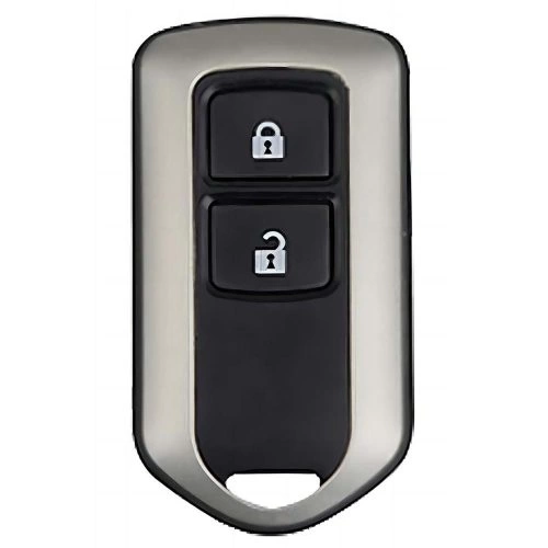TOH2T1-White-Gold Plating- Car Key Cover For Toyota
