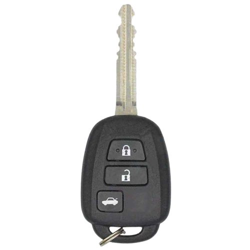 TOP5T1-White-Gold Plating- Car Key Cover For Toyota