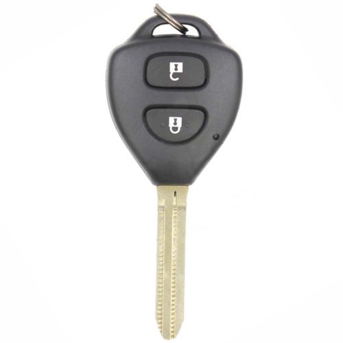 TOT2T1-Black-Silver Plating- Car Key Cover For Toyota