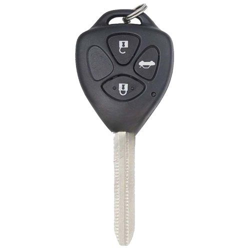 TOT3T1-White-Silver Plating- Car Key Cover For Toyota