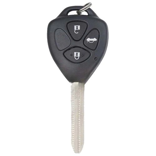 TOT3T1-White-Gold Plating- Car Key Cover For Toyota