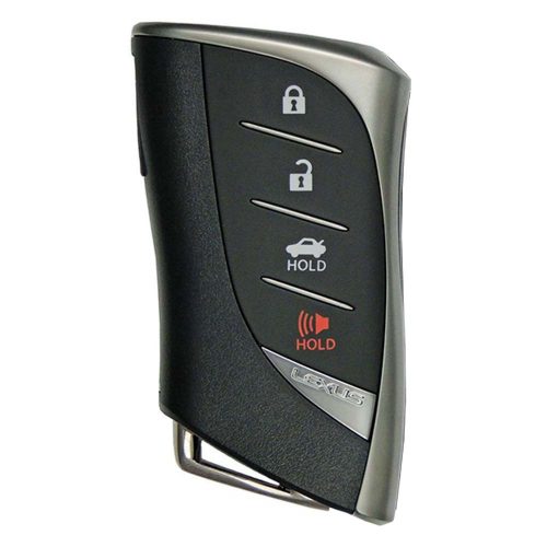LEB2T1-White-Gold Plating- Car Key Cover For Lexus