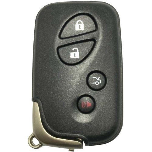 LEC2T1-Black-Gold Plating- Car Key Cover For Lexus