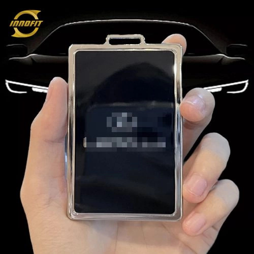 LED1T1-Black-Silver Plating- Car Key Cover For Lexus