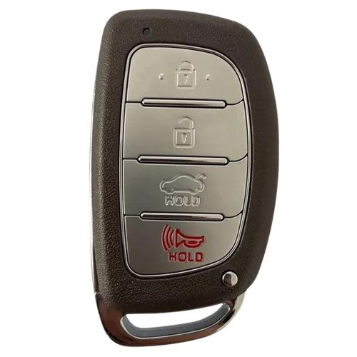 HYD3T1-Black-Gold Plating- Car Key Cover For Hyundai
