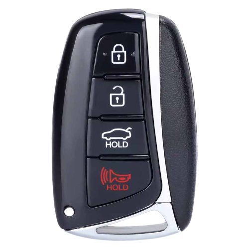 HYH2T1-White-Gold Plating- Car Key Cover For Hyundai GENESIS