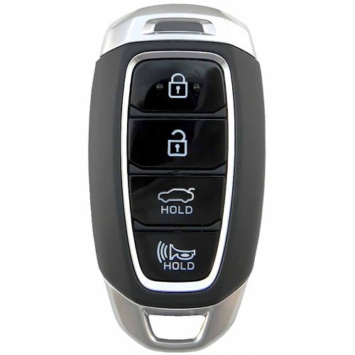 HYS1T1-Granny Grey-Silver Plating- Car Key Cover For Hyundai