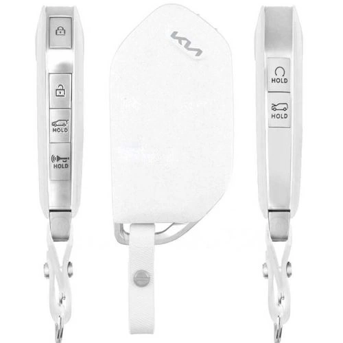 KIJ3T1-White-Gold Plating- Car Key Cover For Kia