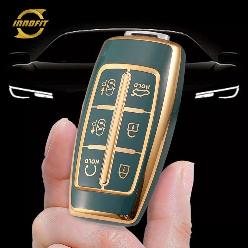 GNA3T1-Granny Grey-Gold Plating- Car Key Cover For GENESIS