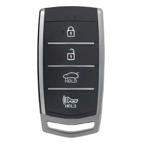 GNB1T1-White-Silver Plating- Car Key Cover For GENESIS
