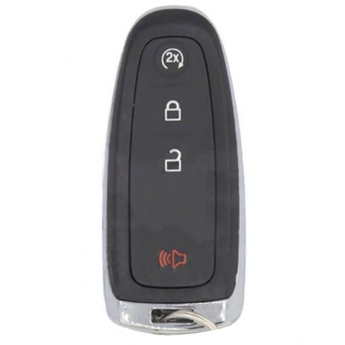 FOJ2T1-White-Gold Plating- Car Key Cover For Ford LINCOLN