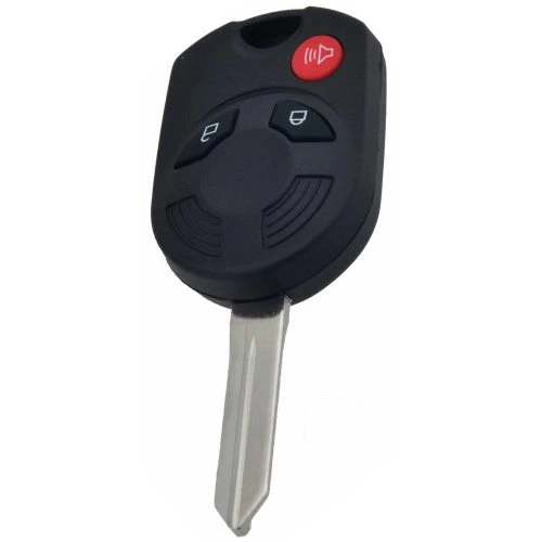 FON1T1-Black-Gold Plating- Car Key Cover For Ford