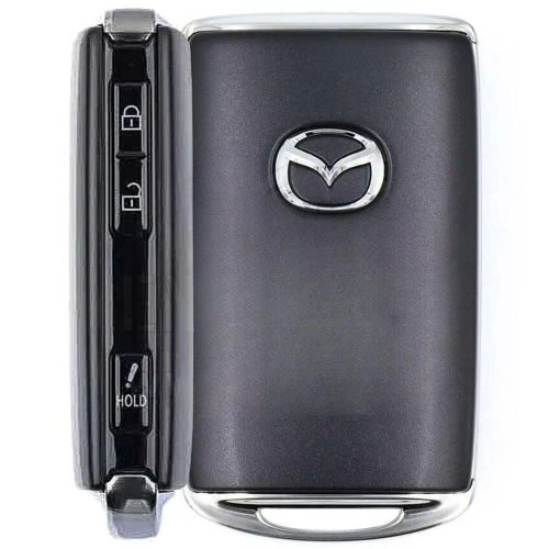 MAA4T1-White-Gold Plating- Car Key Cover For Mazda