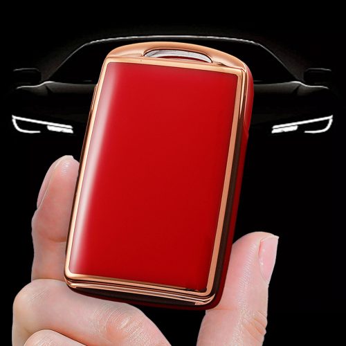 MAA6T1-Red-Gold Plating- Car Key Cover For Mazda