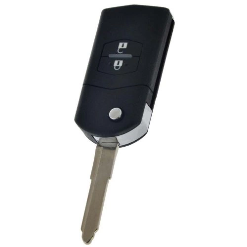 MAC2T1-Black-Gold Plating- Car Key Cover For Mazda
