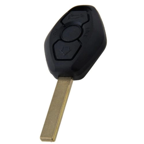 BMF1T1-Black-Silver Plating- Car Key Cover For BMW