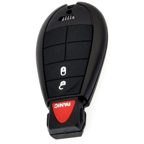 JEC2T1-Granny Grey-Gold Plating- Car Key Cover For Jeep Dodge Chrysler