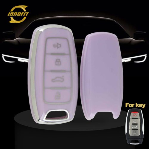 GRA2T1-Purple-Silver Plating- Car Key Cover For Great Wall Motor