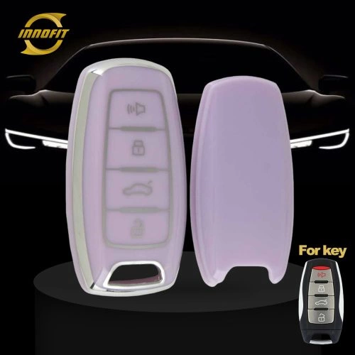 GRA2T1-Purple-Silver Plating- Car Key Cover For Great Wall Motor