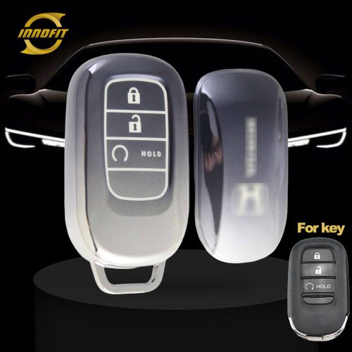 HOB3T1-Gradient Gray- Car Key Cover For Honda
