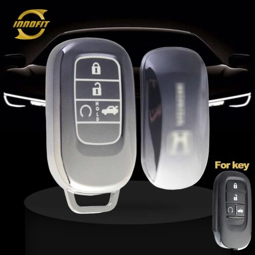 HOB1T1-Gradient Gray- Car Key Cover For Honda