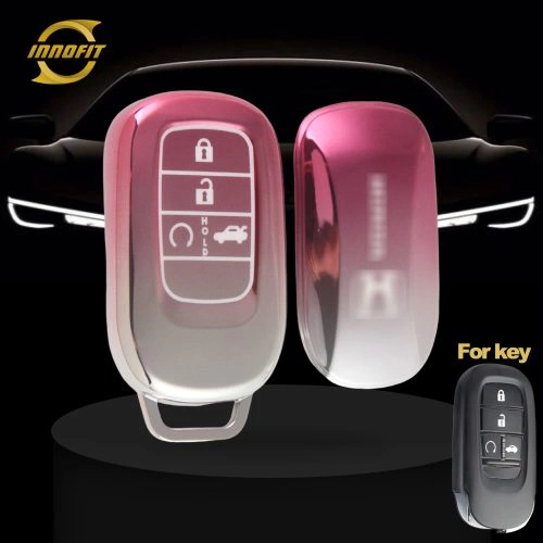 HOB1T1-Gradient Pink- Car Key Cover For Honda