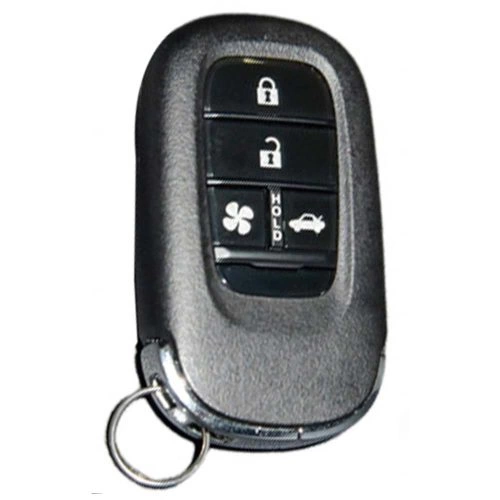 HOB5T1-Black-Silver Plating- Car Key Cover For Honda