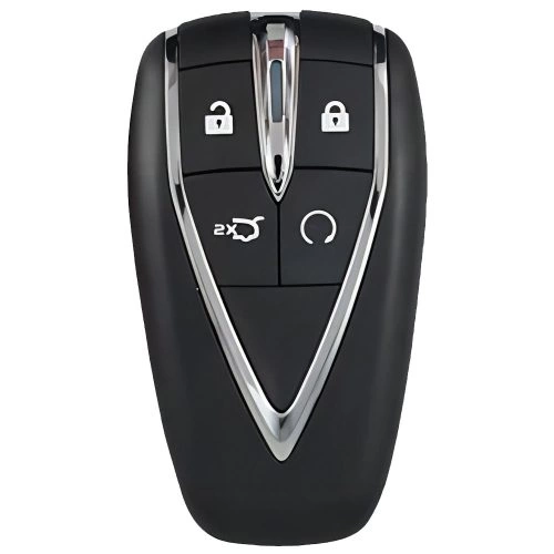 CHC2T1-Light Blue-Silver Plating- Car Key Cover For CHANGAN