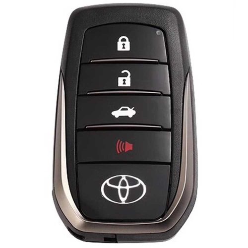 TOC6T1-Black-Silver Plating- Car Key Cover For Toyota