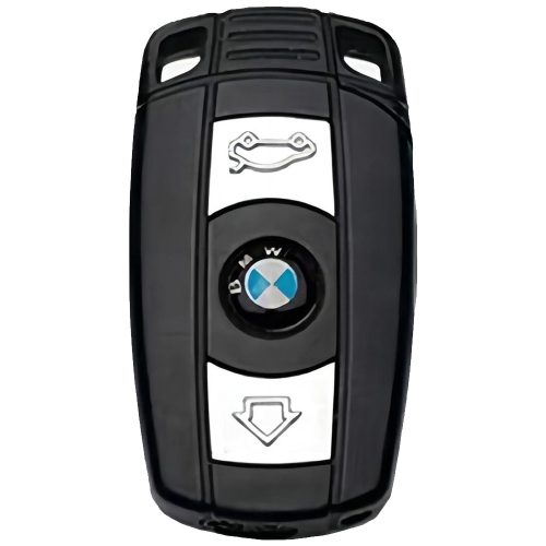 BMD1T1-Purple-Silver Plating- Car Key Cover For BMW