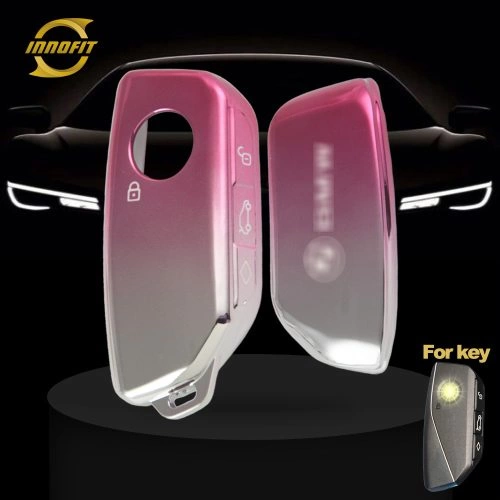 BMA1T1-Rosa radiante- Capa para chave de carro para BMW