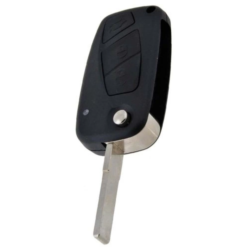 PUG1T1- 화이트-골드 도금- 푸조 시트로엥 피아트 용 자동차 키 커버