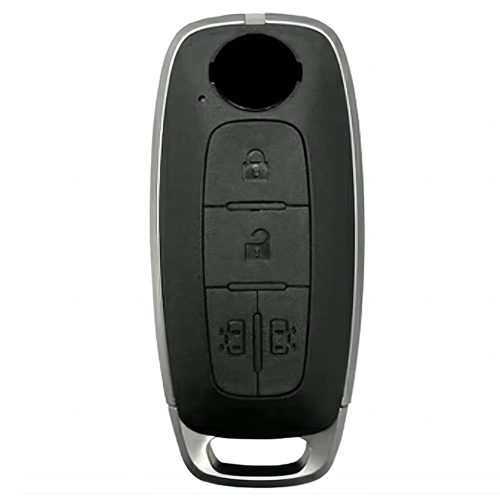 NIA8T1-White-Gold Plating- Car Key Cover For Nissan