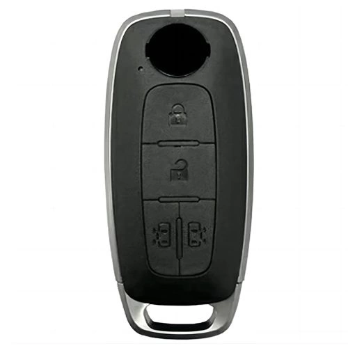 NIA8T1-Black-Gold Plating- Car Key Cover For Nissan