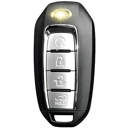 INA2T1-Black-Silver Plating- Car Key Cover For Infiniti