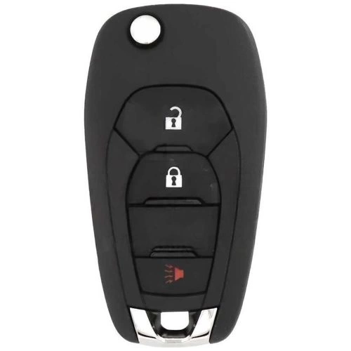 CEE2T1-White-Gold Plating- Car Key Cover For Chevrolet