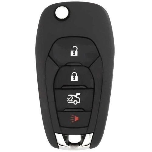 CEE4T1-Red-Gold Plating- Car Key Cover For Chevrolet